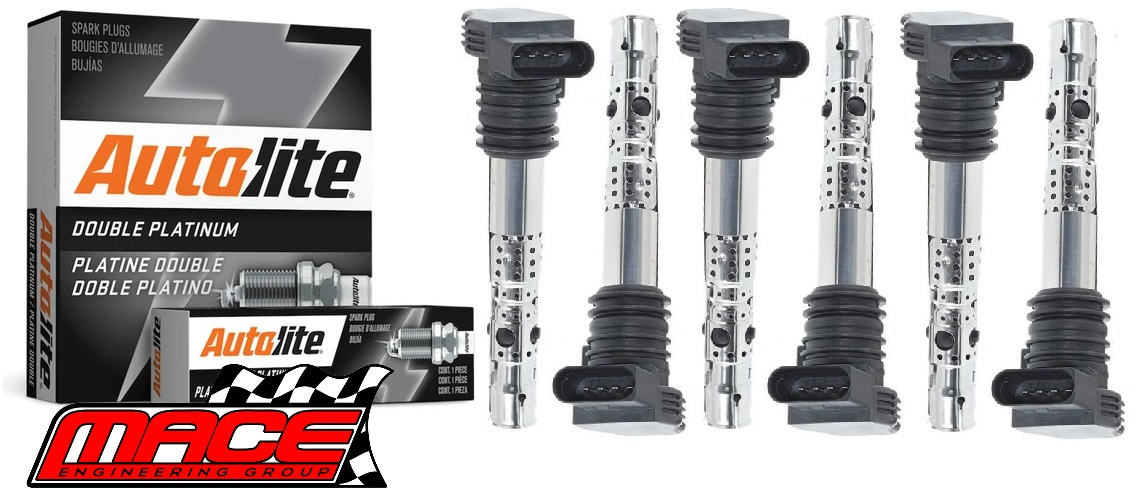 MACE IGNITION SERVICE KIT TO SUIT AUDI ALLROAD C5 BES TWIN TURBO 2.7L V6