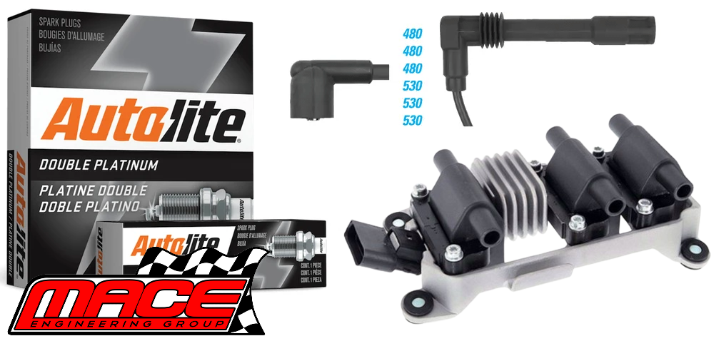 MACE IGNITION SERVICE KIT TO SUIT AUDI A4 B5 ACK AGA APR APS 2.4L 2.8L V6