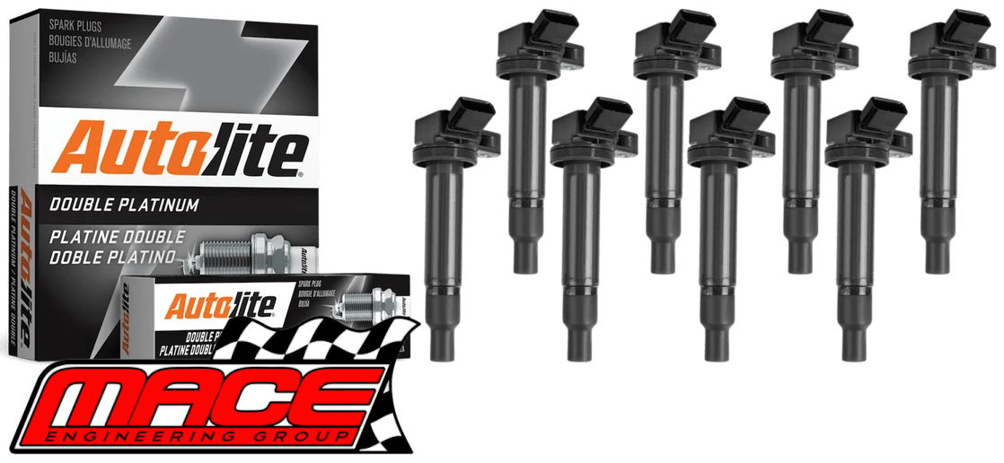 MACE IGNITION SERVICE KIT TO SUIT TOYOTA LANDCRUISER URJ202R 1UR-FE 4.6L V8