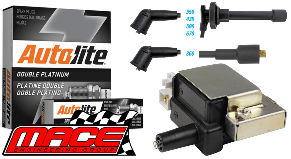 MACE IGNITION SERVICE KIT TO SUIT HONDA PRELUDE BB F22Z6 2.2L I4