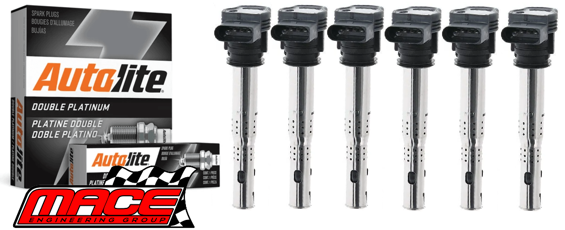 MACE IGNITION SERVICE KIT TO SUIT AUDI Q5 8R CALB 3.2L V6