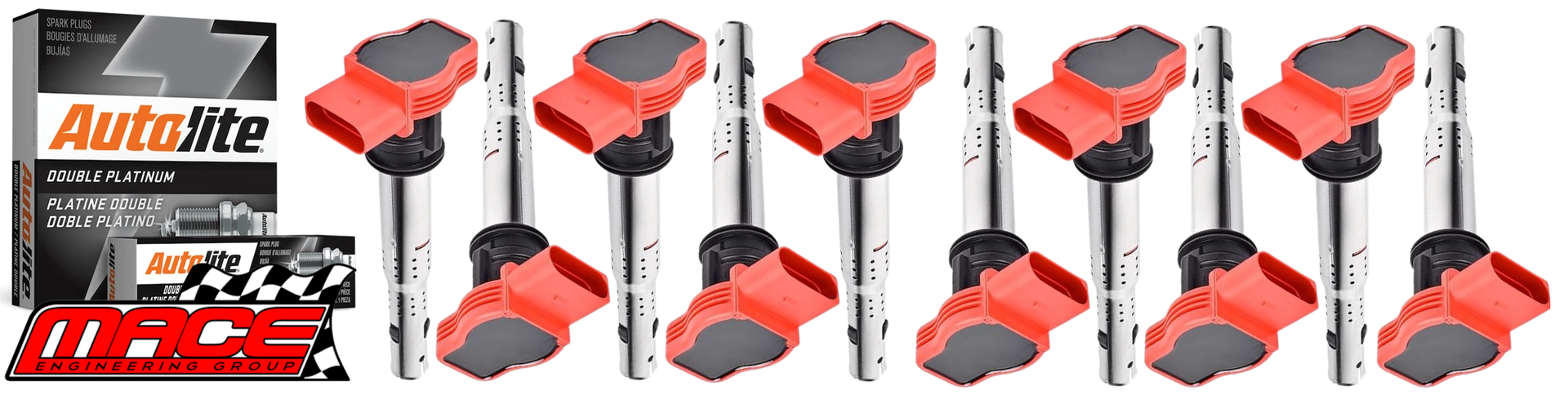 MACE IGNITION SERVICE KIT TO SUIT AUDI R8 42 BUJ 5.2L V10 TILL 09/2010