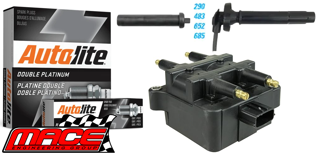 MACE IGNITION SERVICE KIT TO SUIT SUBARU FORESTER SG EJ251 2.5L F4