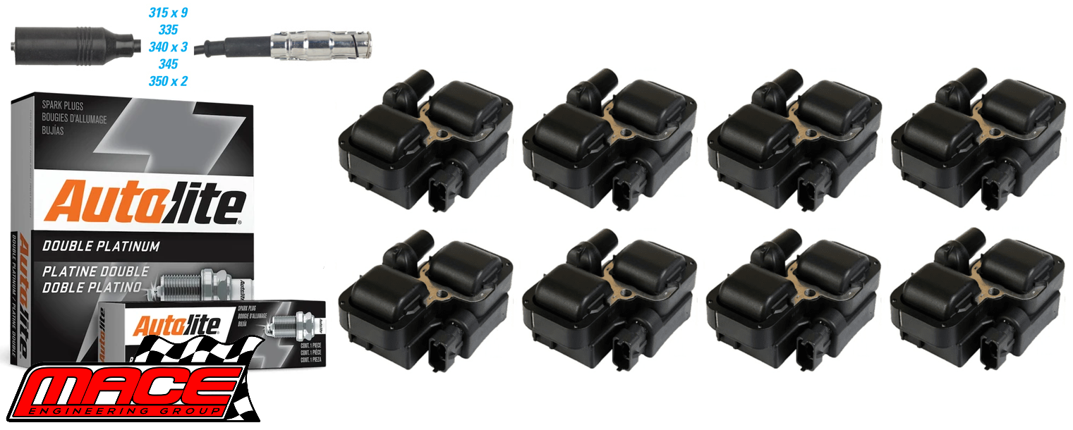MACE IGNITION SERVICE KIT TO SUIT MERCEDES BENZ CLK500 C209 A209 M113.968 5.0L V8