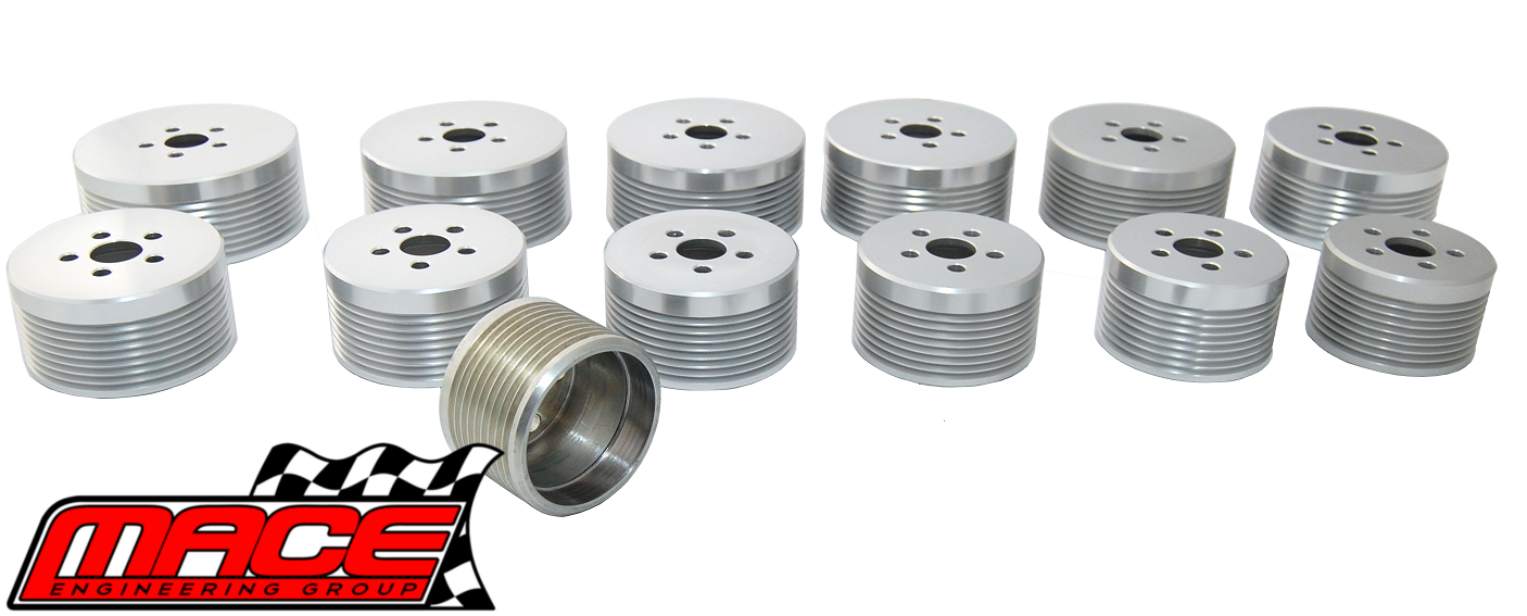 MACE SUPERCHARGER PULLEY TO SUIT HOLDEN L67 SUPERCHARGED 3.8L V6