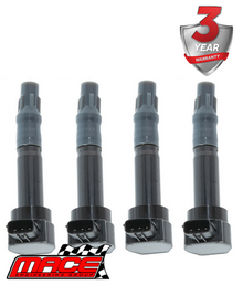 SET OF 4 MACE STANDARD REPLACEMENT IGNITION COILS TO SUIT MITSUBISHI LANCER CH 4G69 2.4L I4