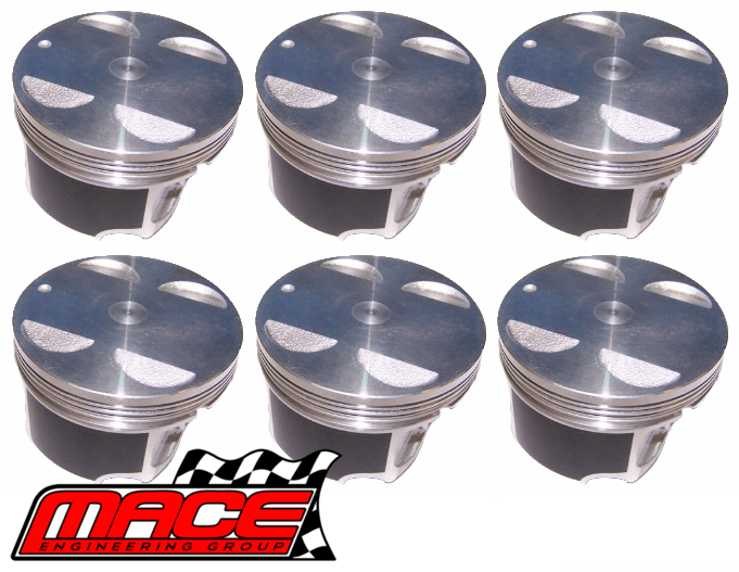 SET OF 6 MACE PISTONS TO SUIT HOLDEN CALAIS VZ VE ALLOYTEC LY7 3.6L V6