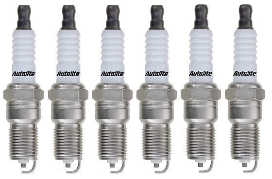 SET OF 6 AUTOLITE SPARK PLUGS TO SUIT LAND ROVER FREELANDER 2 L359 B6324S 3.2L I6