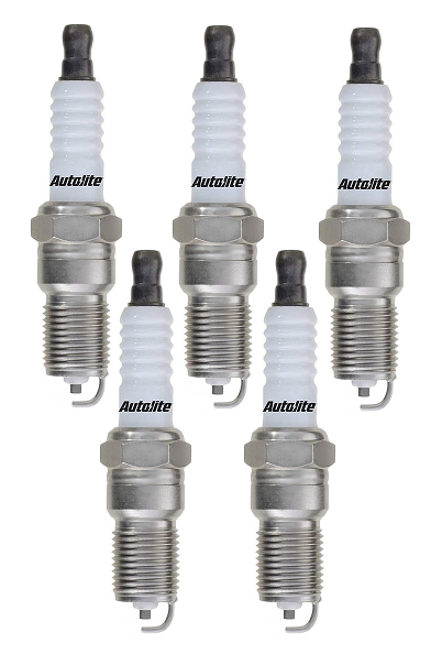SET OF 5 AUTOLITE SPARK PLUGS TO SUIT AUDI 5E WB 2.1L I5