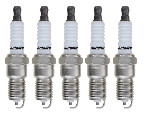 SET OF 5 AUTOLITE IRIDIUM SPARK PLUGS TO SUIT AUDI 200 C2 KJ TURBO 2.1L I5