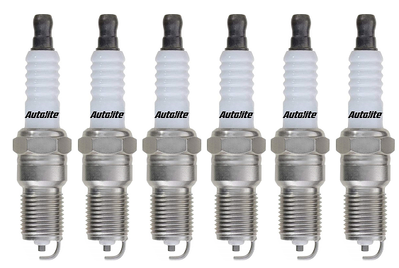 SET OF 6 AUTOLITE SPARK PLUGS TO SUIT MERCEDES BENZ M104.980 M104.941 M104.943 2.8L 3.0L 3.6L I6
