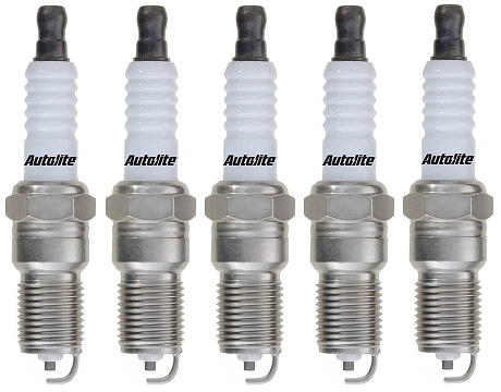 SET OF 5 AUTOLITE SPARK PLUGS TO SUIT VOLVO B5234T B5234T5 B5234T4 B5234T3 B5244T B5254T 2.3L 2.4 I5