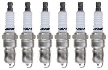 SET OF 6 AUTOLITE SPARK PLUGS TO SUIT SAAB 9000 B308I 3.0L V6