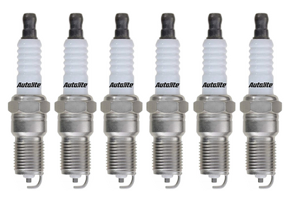 SET OF 6 AUTOLITE SPARK PLUGS TO SUIT PORSCHE M64.20 M97.01 M96.25 M97.20 M96.26 3.2L 2.7 3.8L F6