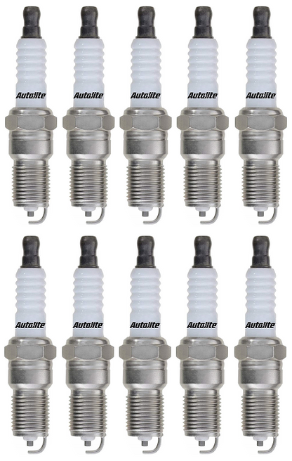 SET OF 10 AUTOLITE IRIDIUM SPARK PLUGS TO SUIT BMW M SERIES M5 S85B50 5.0L V10