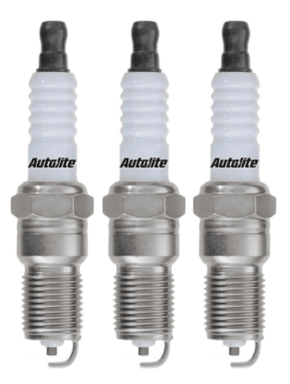 SET OF 3 AUTOLITE SPARK PLUGS TO SUIT DAIHATSU CENTRO L500S EF-EL 0.7L I3