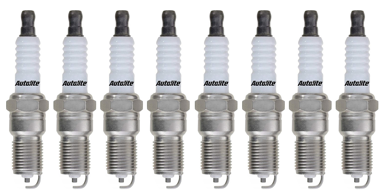 SET OF 8 AUTOLITE SPARK PLUGS TO SUIT JEEP COMMANDER XH 3Y5 4.7L V8