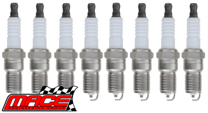 SET OF 8 MACE SPARK PLUGS TO SUIT FORD LTD AU WINDSOR OHV MPFI 5.0L V8