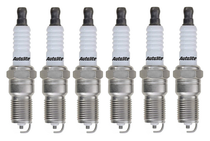 SET OF 6 AUTOLITE SPARK PLUGS TO SUIT DAEWOO KORANDO M2C M162.993 3.2L I6