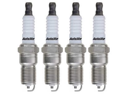SET OF 4 AUTOLITE SPARK PLUGS TO SUIT MAZDA3 BK L3 2.3L I4 FROM 03/2004 Till 06/2006