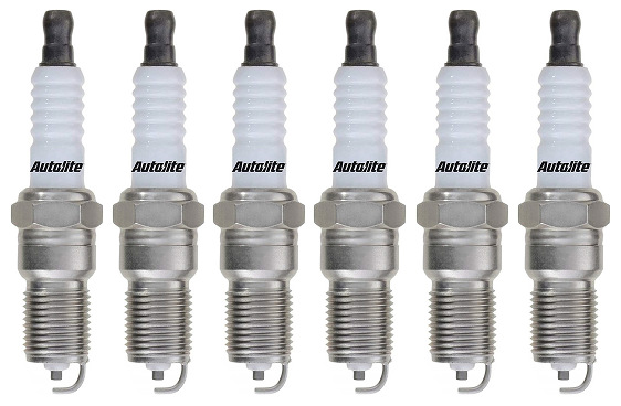 SET OF 6 AUTOLITE SPARK PLUGS TO SUIT NISSAN PATROL GU Y61 TB48DE 4.8L I6