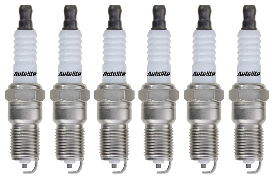 SET OF 6 AUTOLITE SPARK PLUGS TO SUIT CHRYSLER SEBRING JS EER 2.7L V6