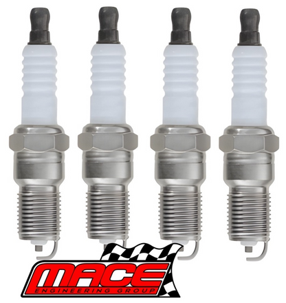 SET OF 4 MACE SPARK PLUGS TO SUIT HYUNDAI LANTRA J2 J3 G4GM G4GF 1.8L 2.0L I4