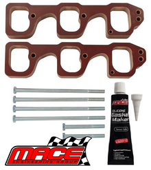 MACE PERFORMANCE MANIFOLD INSULATOR KIT FOR HOLDEN COMMODORE VZ VE ALLOYTEC LY7 LE0 LW2 LWR 3.6L V6