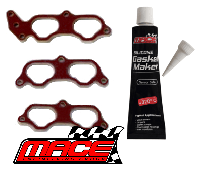 MACE 6.35MM MANIFOLD INSULATOR KIT TO SUIT TOYOTA ARISTO JZS147 2JZ-GTE TWIN TURBO 3.0L I6