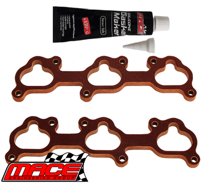 LOWER MANIFOLD INSULATOR KIT TO SUIT FORD FAIRMONT BA BF BARRA 182 190 E-GAS 4.0L I6