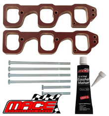 MACE PERFORMANCE MANIFOLD INSULATOR KIT TO SUIT OPEL VECTRA ALLOYTEC LP9 TURBO 2.8L V6