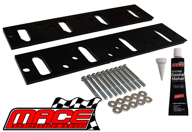 MACE 12MM MANIFOLD INSULATOR KIT TO SUIT HSV GRANGE WH WK WL WM LS1 LS2 5.7L 6.0L V8