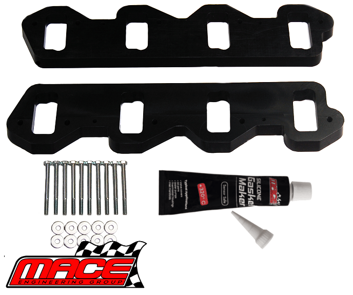 MACE 12MM MANIFOLD INSULATOR KIT TO SUIT HSV GRANGE WM WN LS3 6.2L V8