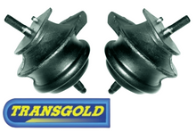 PAIR OF TRANSGOLD STANDARD FRONT ENGINE MOUNTS TO SUIT LEXUS LS400 UCF20R 1UZ-FE 4.0L V8
