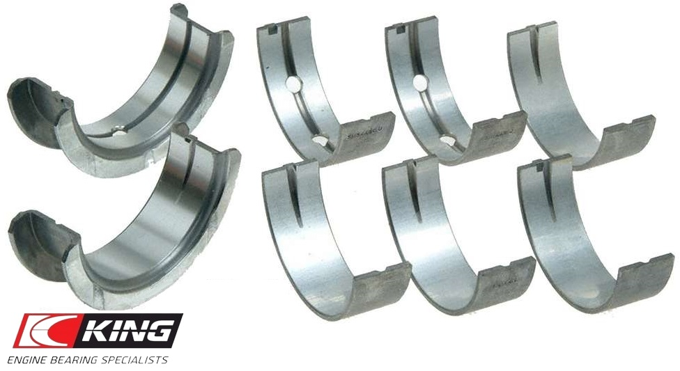 KING STANDARD MAIN END BEARING SET TO SUIT HOLDEN ONE TONNER VY ECOTEC L36 3.8L V6