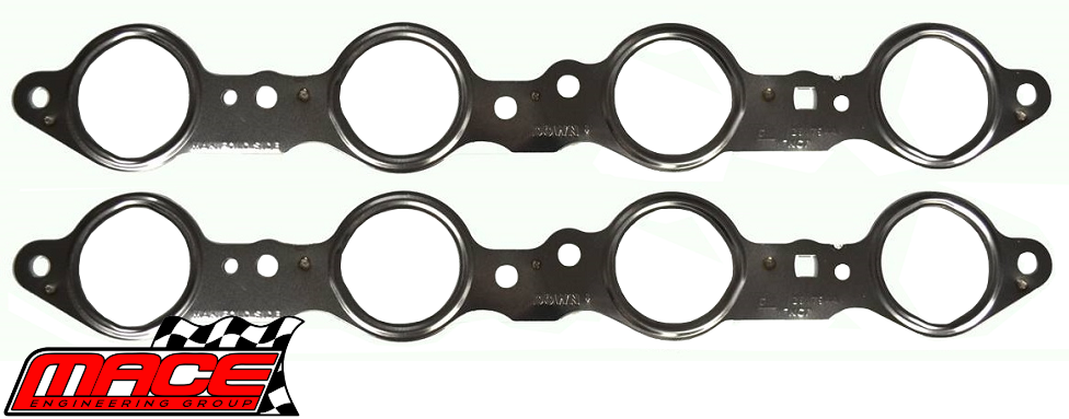 MACE MLS EXHAUST MANIFOLD GASKET SET TO SUIT HOLDEN CREWMAN VY VZ LS1 L76 L98 5.7L 6.0L V8