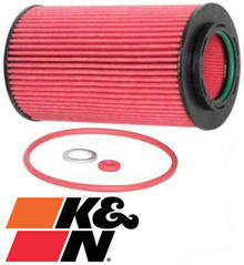 K&N HIGH FLOW CARTRIDGE OIL FILTER TO SUIT JEEP PATRIOT MK ECD TURBO DIESEL 2.0L I4