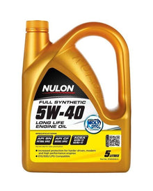 NULON 5 LITRE FULL SYNTHETIC 5W-40 LONG LIFE PERFORMANCE ENGINE OIL