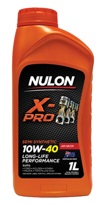 NULON X-PRO 1 LITRE SEMI SYNTHETIC 10W-40 LONG-LIFE PERFORMANCE ENGINE OIL
