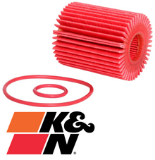 K&N HIGH FLOW CARTRIDGE OIL FILTER TO SUIT TOYOTA 1GR-FE 3GR-FSE 3.0L 4.0L V6