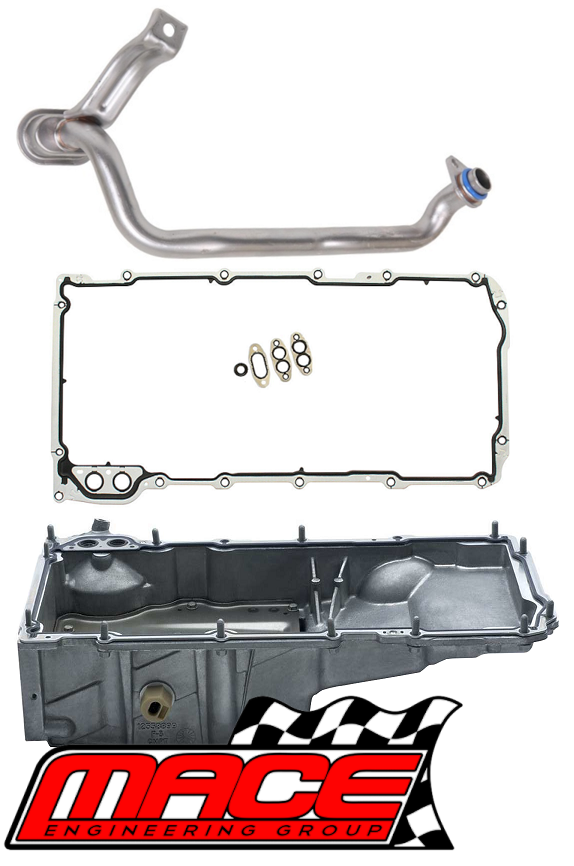 MACE OIL SUMP GASKET KIT AND PICKUP TUBE TO SUIT LS CONVERSION INTO HOLDEN HQ HJ HX HZ WB