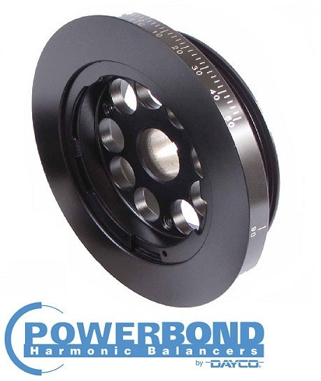 POWERBOND HARMONIC BALANCER TO SUIT FPV F6 TORNADO BA BF BARRA 270T TURBO 4.0L I6