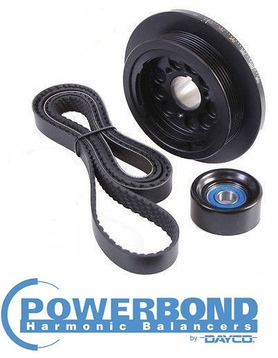 POWERBOND 20% UNDERDRIVE POWER PULLEY KIT FOR HOLDEN CAPRICE WM ALLOYTEC LWR 3.6L V6