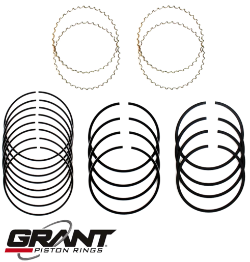 GRANT CAST PISTON RING SET TO SUIT CHEVROLET CORVETTE 327 350 5.4L 5.7L V8