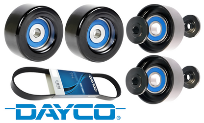 DAYCO DRIVE BELT & PULLEY KIT TO SUIT TOYOTA PRADO GRJ150R GRJ151R 1GR-FE 4.0L V6