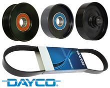 DAYCO DRIVE BELT & PULLEY KIT TO SUIT FORD FALCON BF FG FG X BARRA 190 195 245T 270T 325T E-GAS ECOLPI TURBO 4.0L I6