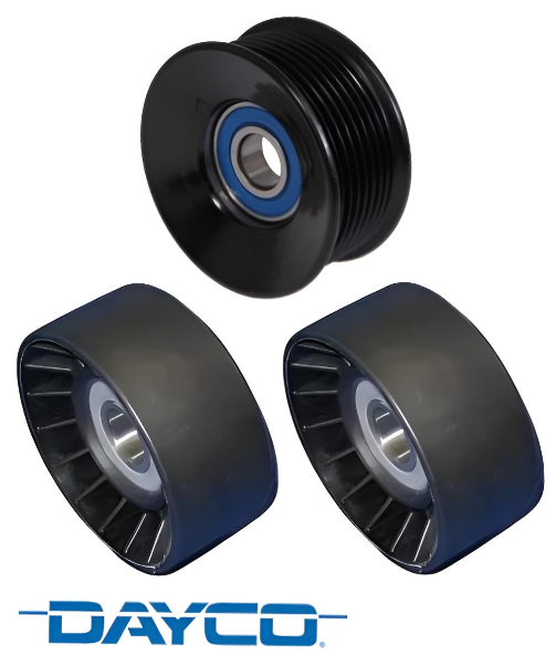 DAYCO 8 RIB IDLER PULLEY CONVERSION KIT TO SUIT HOLDEN L67 SUPERCHARGED 3.8L V6