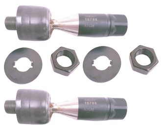 PAIR OF RACK ENDS TO SUIT TOYOTA 3RZ-FE 1KZ-TE TURBO DIESEL 2.7L 3.0L I4