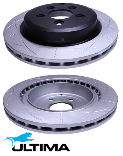 ULTIMA REAR DISC BRAKE ROTOR SET TO SUIT FORD TERRITORY SZ 276DT TURBO DIESEL 2.7L V6