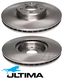 ULTIMA FRONT VENTED DISC BRAKE ROTOR SET TO SUIT FORD KUGA TF M8MA M9MA 1.5L I4 OD 320MM